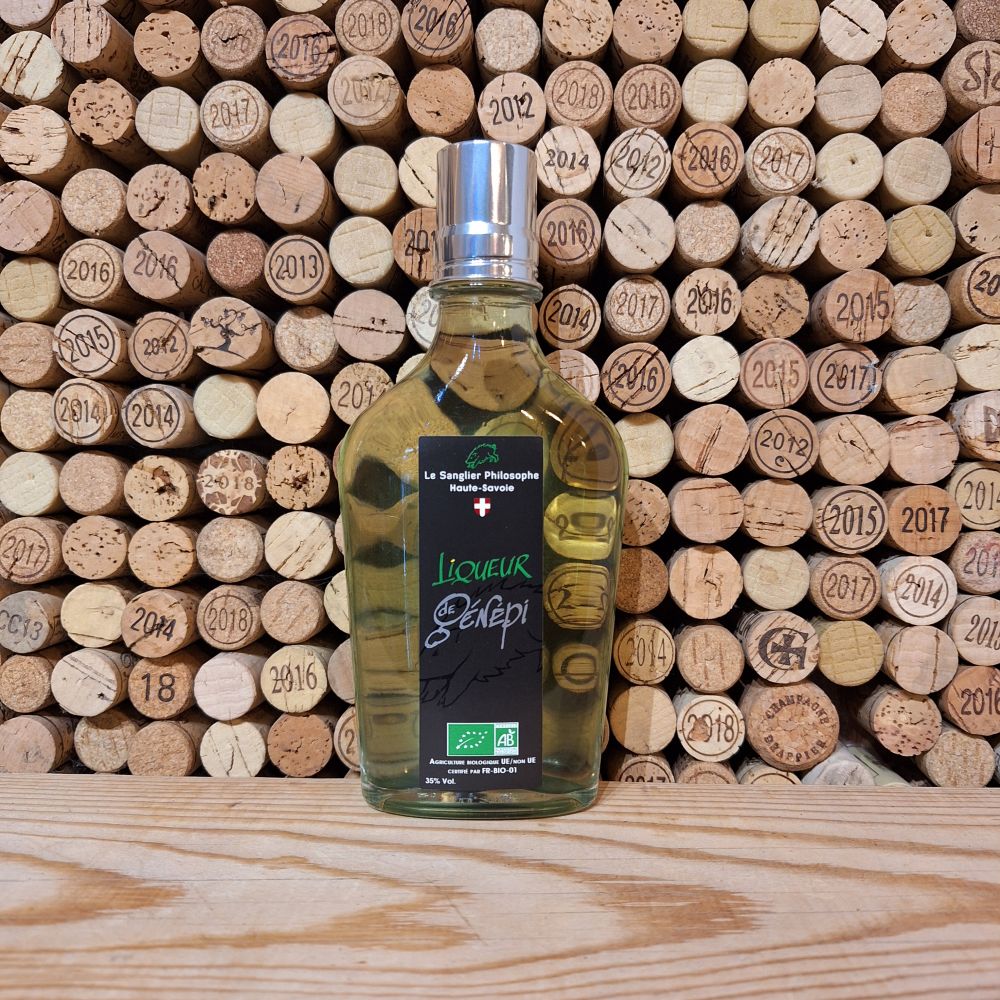 Flasque Génépi Sanglier Philosophe 20cl