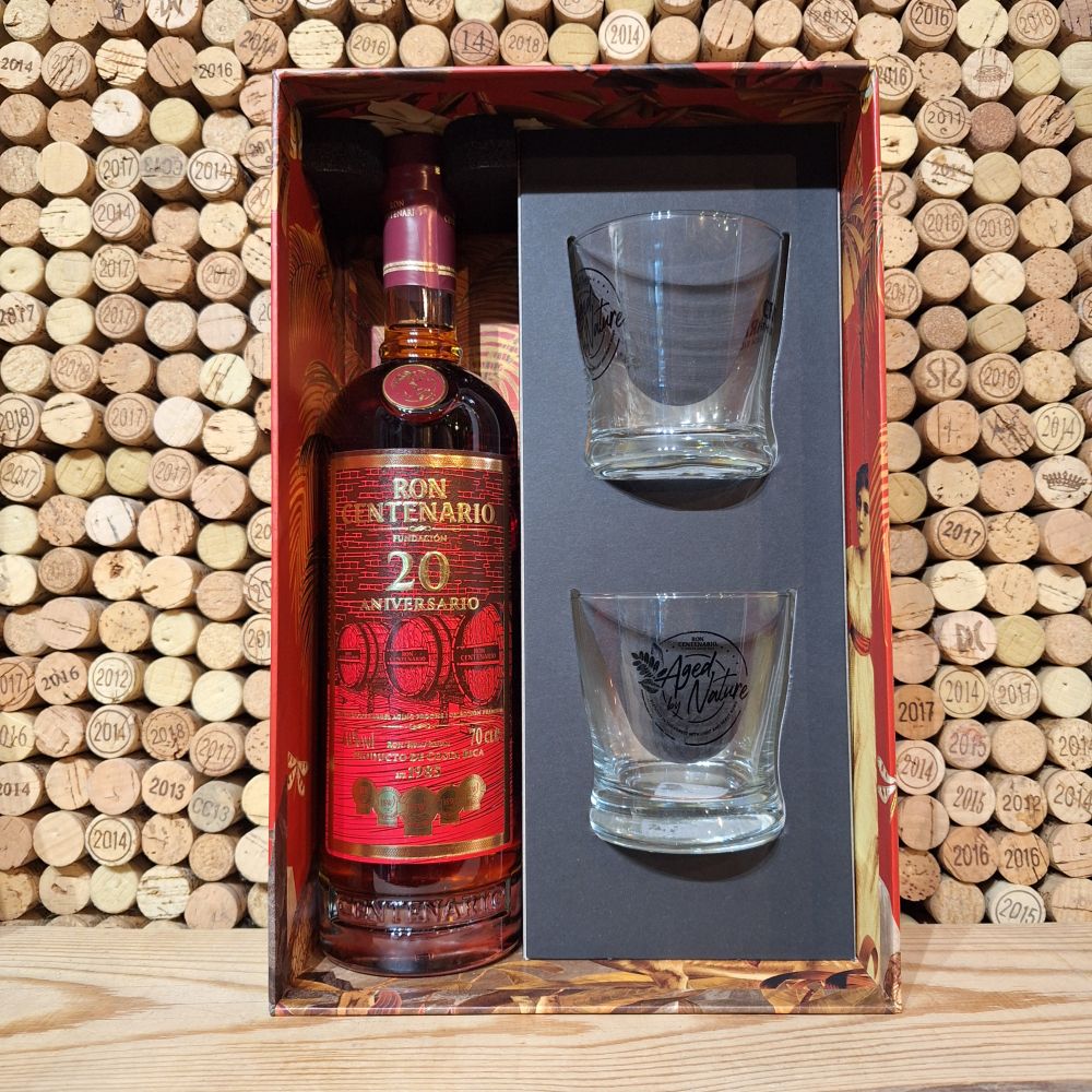 Coffret Gran Reserva Centenario 20 ans 70cl