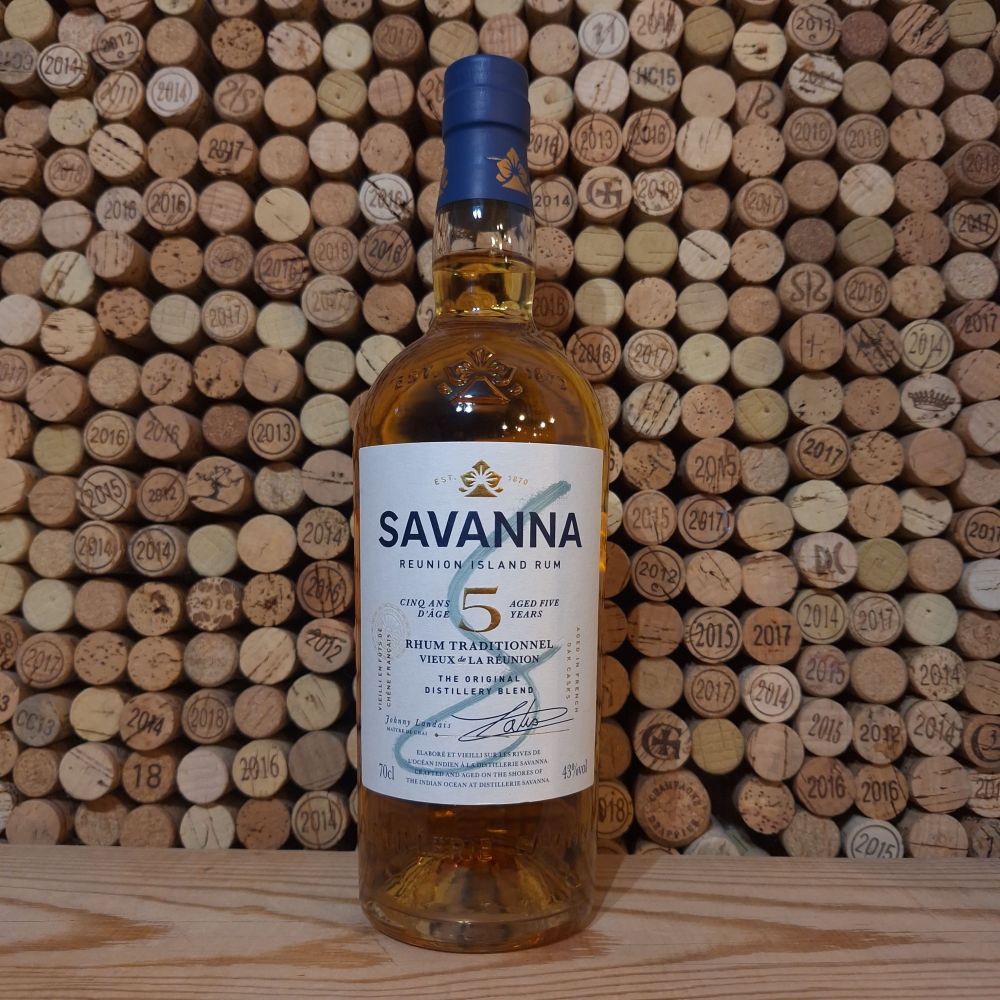 Savanna Rhum ambré 5ans 70cl