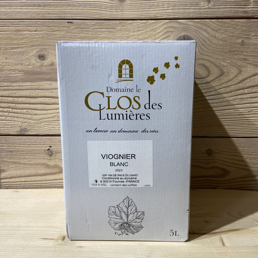 BIB Clos des lumières viognier 5l