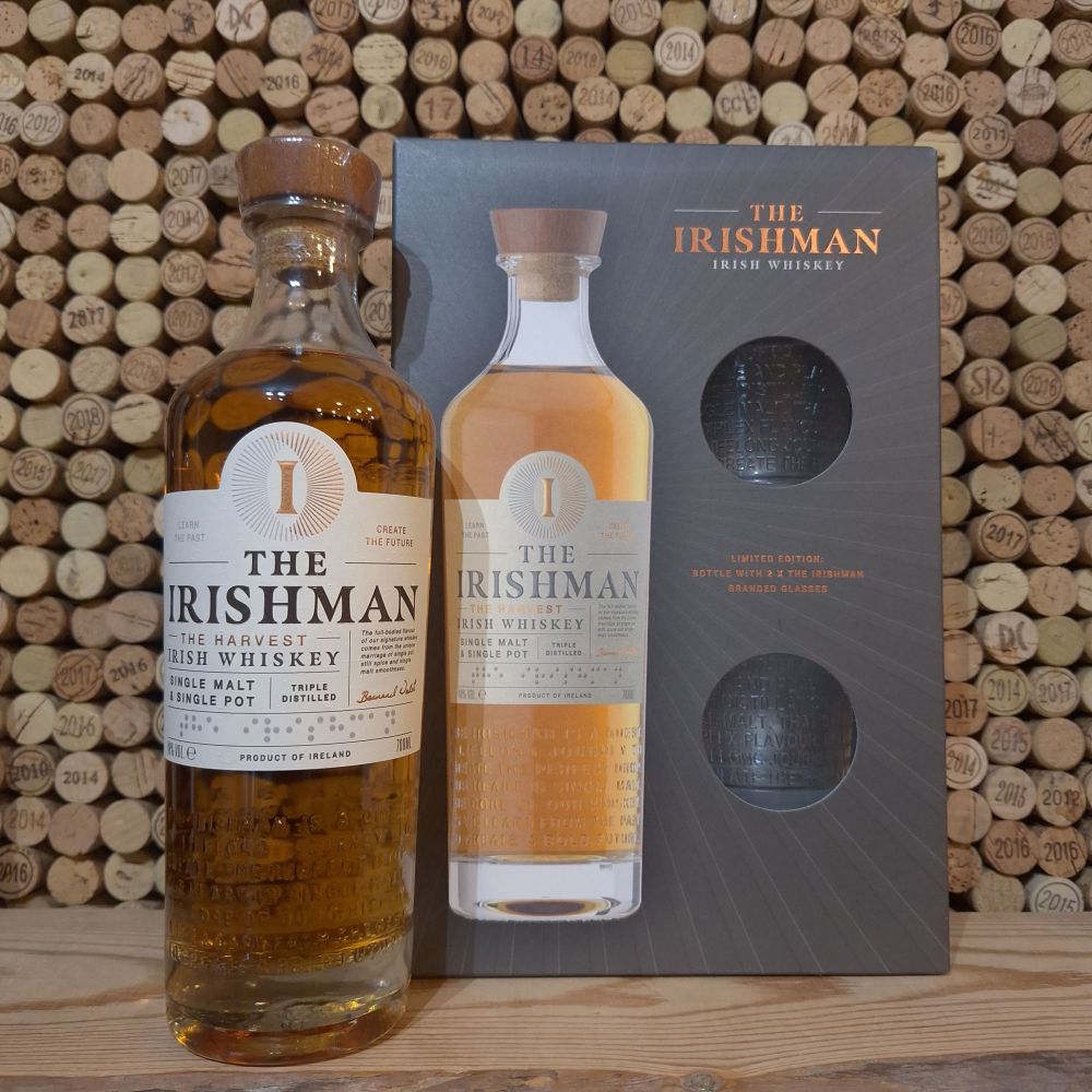 Coffret Harvest The irishman 70cl