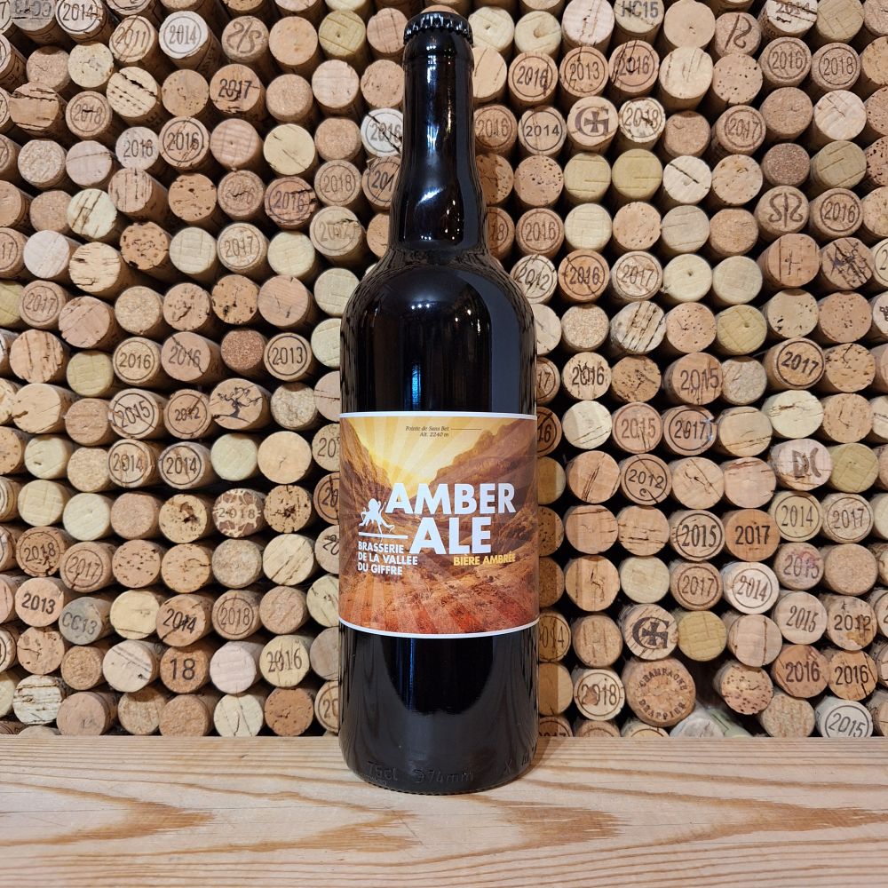 Amber Ale Brasserie de la vallée du Giffre 75cl