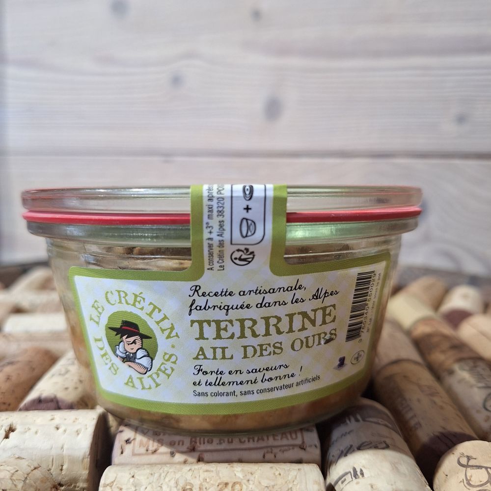 Terrine ail des ours - cretin des alpes -180g